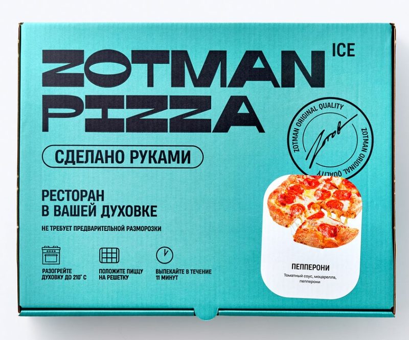 (АКЦ) ЗТ Пицца ZOTMAN Пепперони 400гр*10 (3)