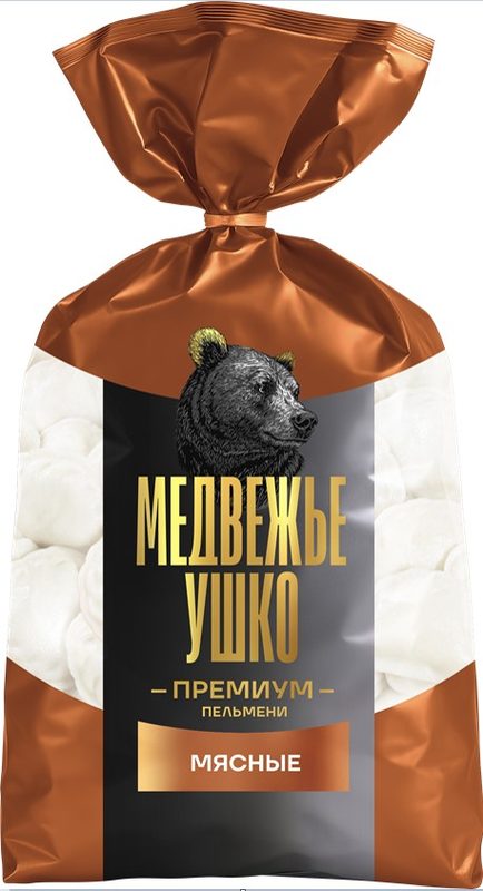 (АКЦ) ГШ Пельмени МЕДВЕЖЬЕ УШКО Премиум 800гр*8 (4)