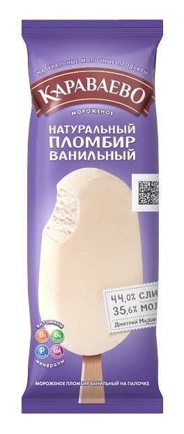 (АКЦ) КВ Эскимо ПЛОМБИР без глазури 80гр*24