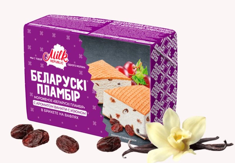 БЛ Брикет MilkR плмбр с изюмом 100гр*30