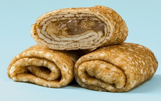 (вес) СП Блины СЫТЫЙ ПАПА яблочный штрудель 5кг*1